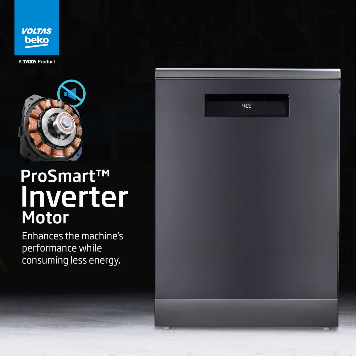 15 Place Settings Dishwasher (DF15A) , Voltas Beko, A Tata Product - Image 3