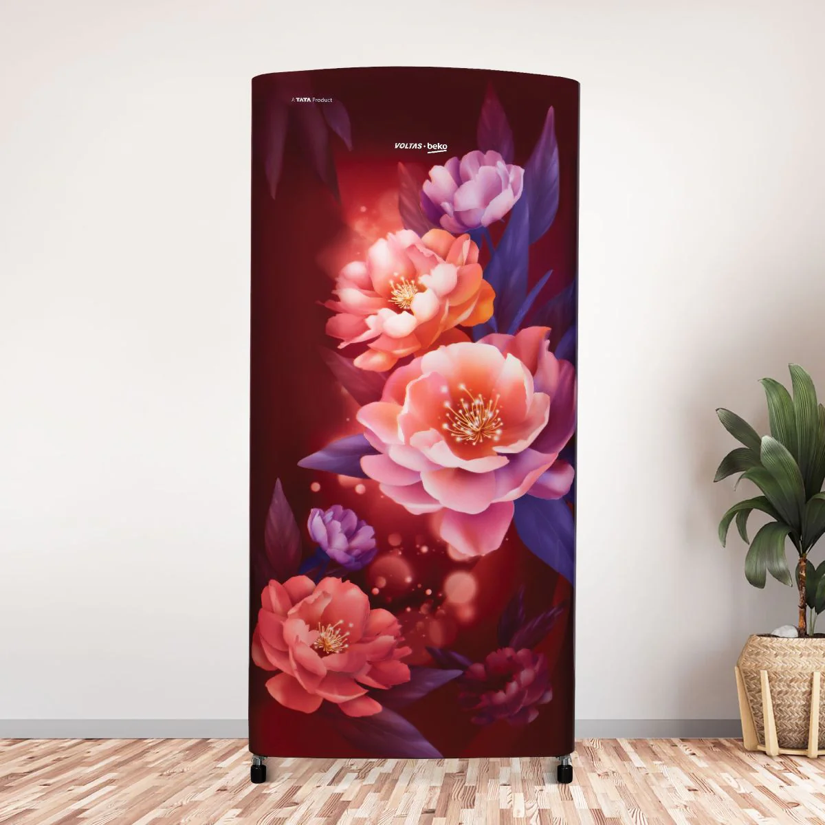 173 L 2 Star Direct cool Refrigerator Appliance (RDC205D / S0PWR0M0000GO, Peony Wine) , Voltas Beko, A Tata Product - Image 8