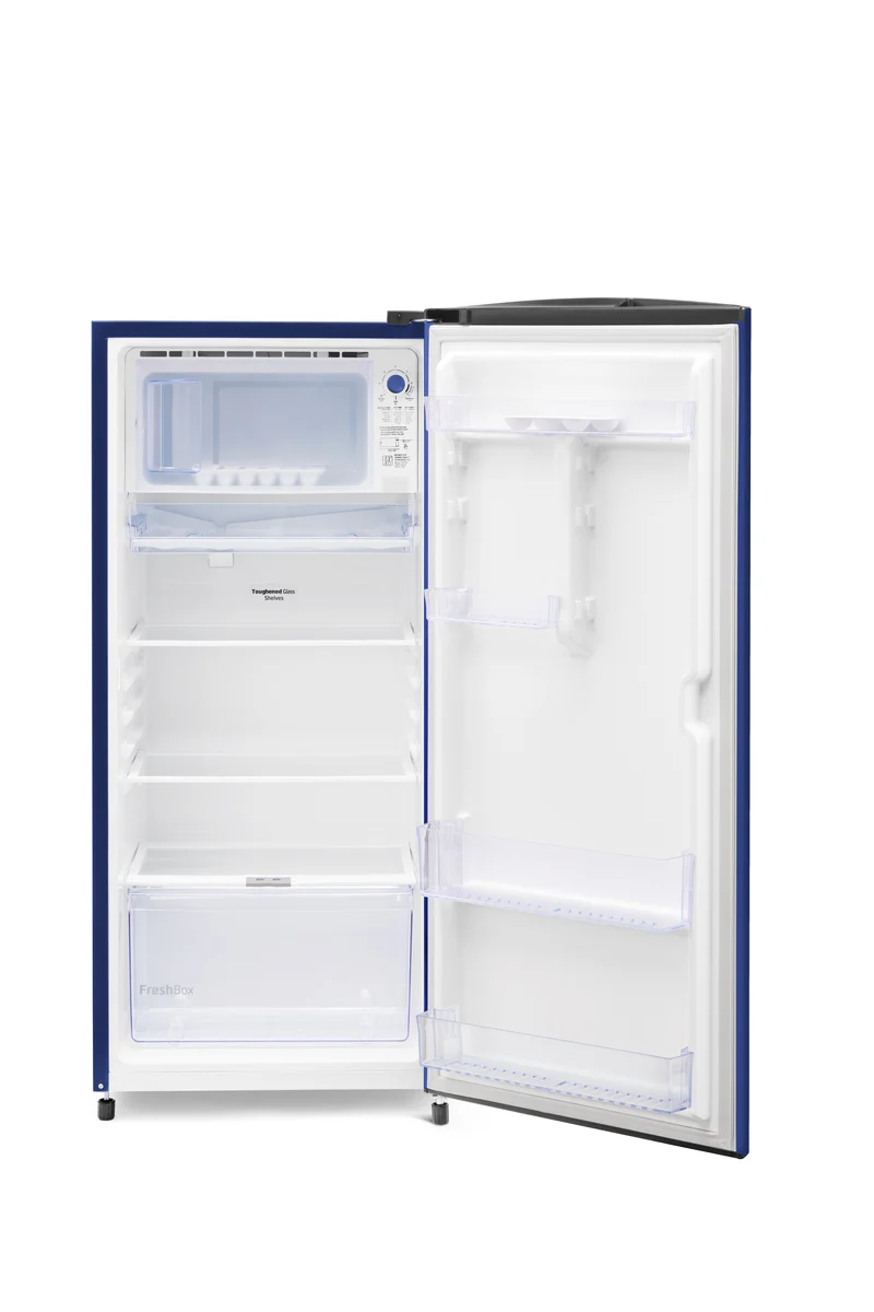 183 L 2 Star Direct Cool Single Door Refrigerator (RDC215D/S0XER0M0000GO, Hairline Blue, With Fresh Box Technology and Chiller Zone) , Voltas Beko, A Tata Product - Image 4