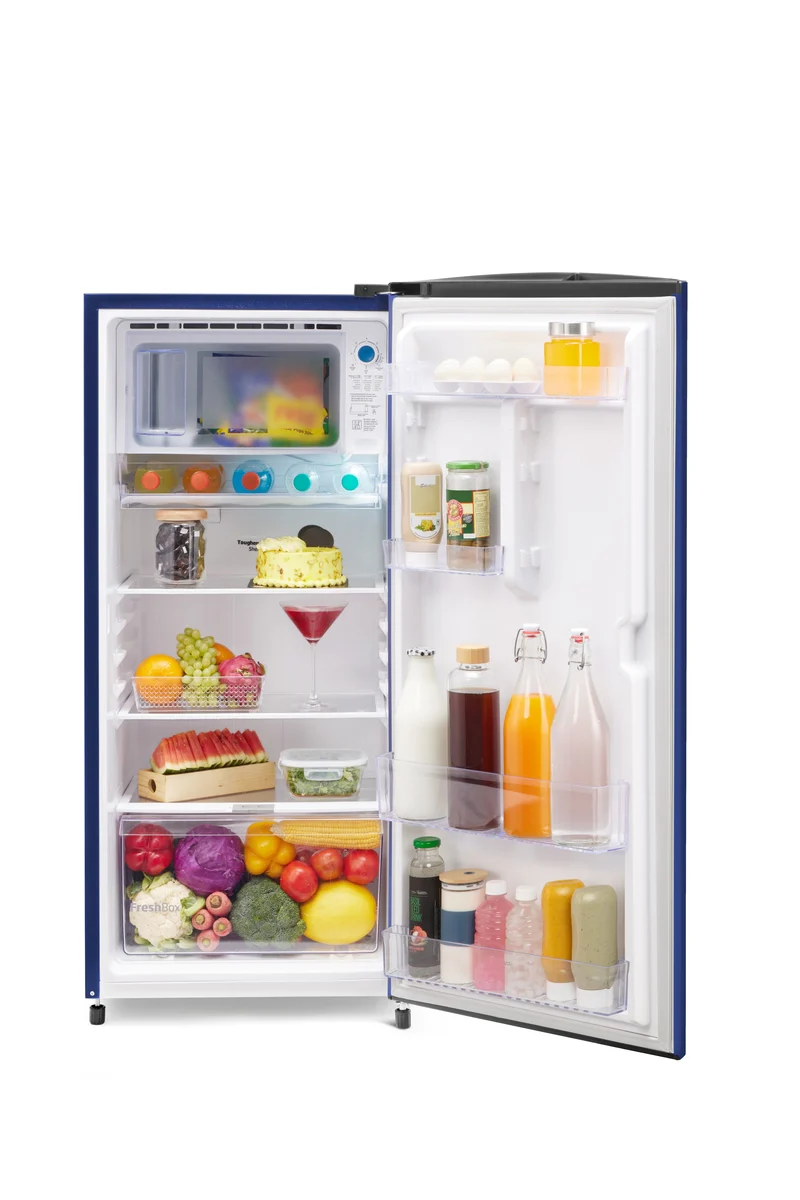 183 L 2 Star Direct Cool Single Door Refrigerator (RDC215D/S0XER0M0000GO, Hairline Blue, With Fresh Box Technology and Chiller Zone) , Voltas Beko, A Tata Product - Image 5
