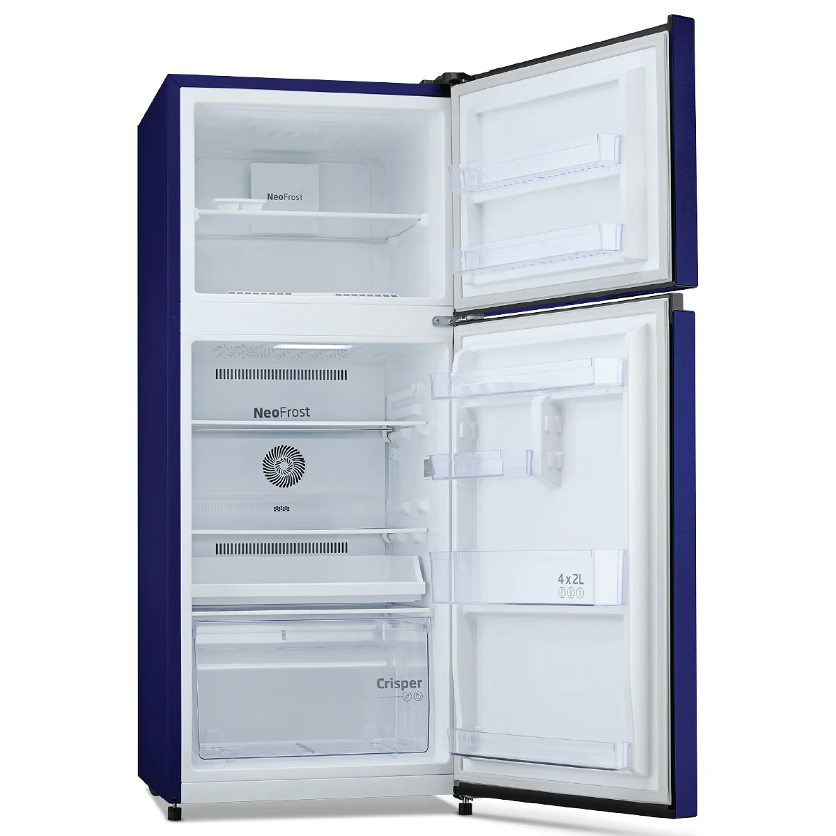 243 L 2 Star Double Door Refrigerator (RFF280D/WPV100RMBO, Moonlight Blue) , Voltas Beko, A Tata Product - Image 13
