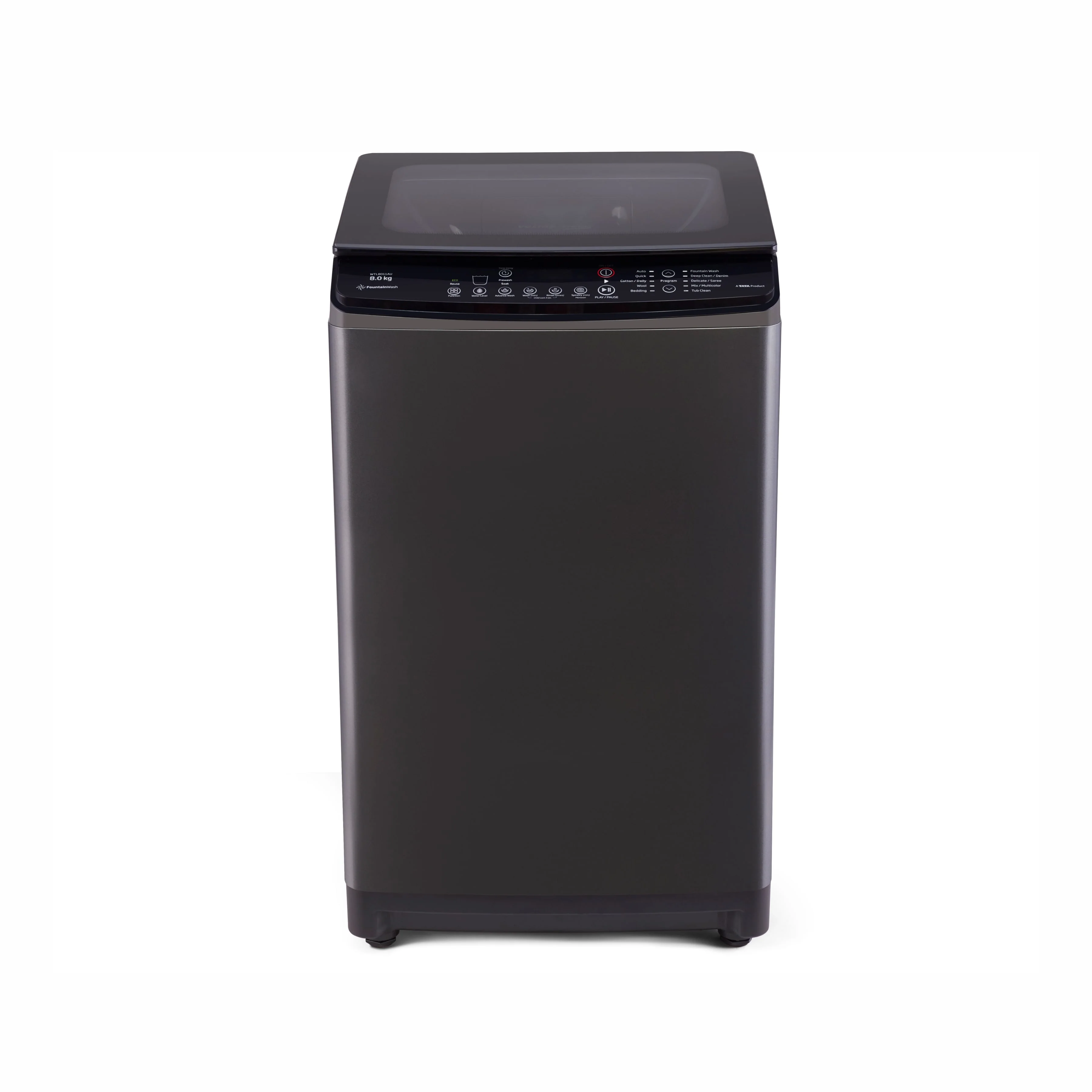8 Kg 5 Star Fully Automatic Top Load Washing Machine (WTL8011AU, Aqua Wave Drum, Grey) , Voltas Beko, A Tata Product - Image 13