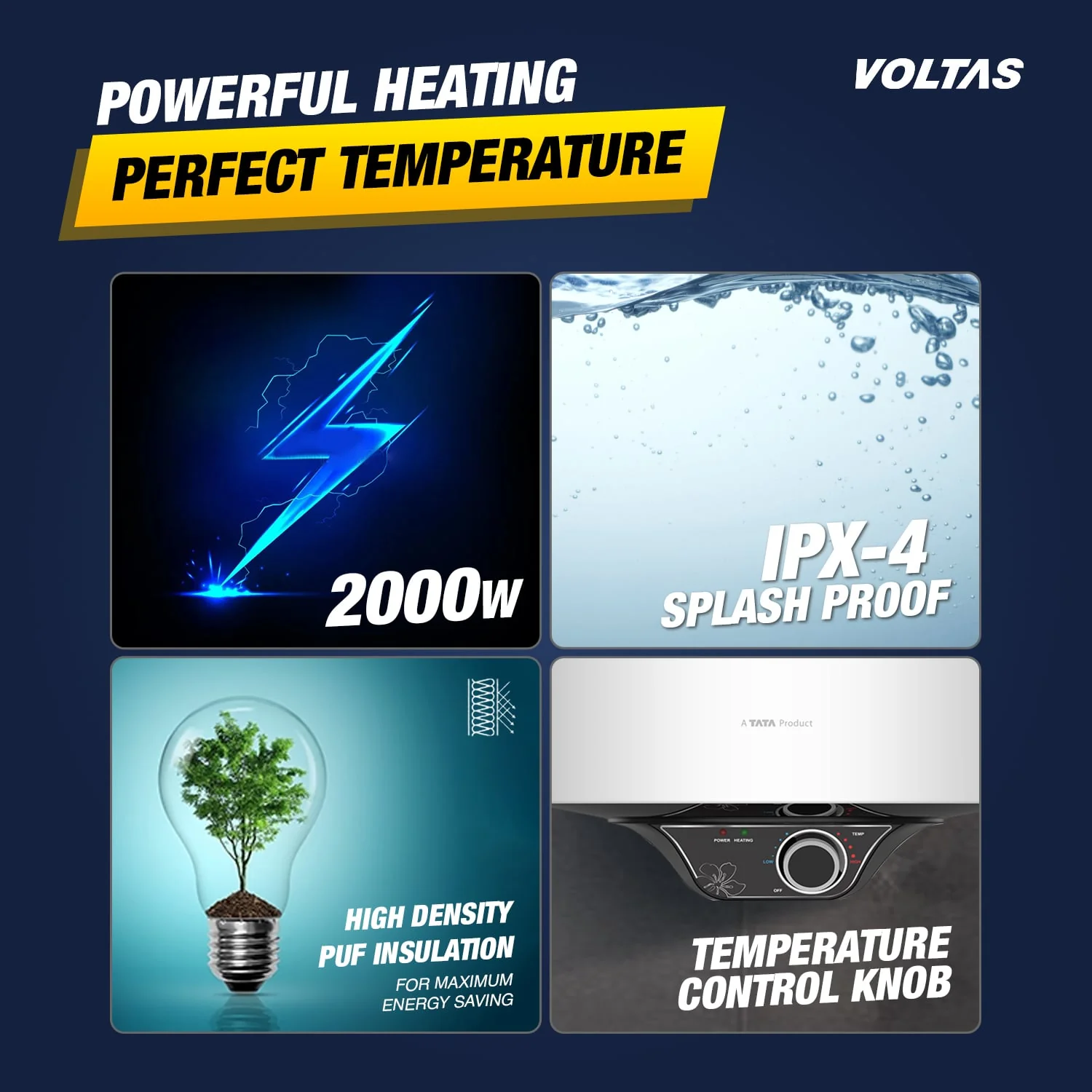 Voltas Aqua M Water Heater - 15 L (2000 W) - Image 9