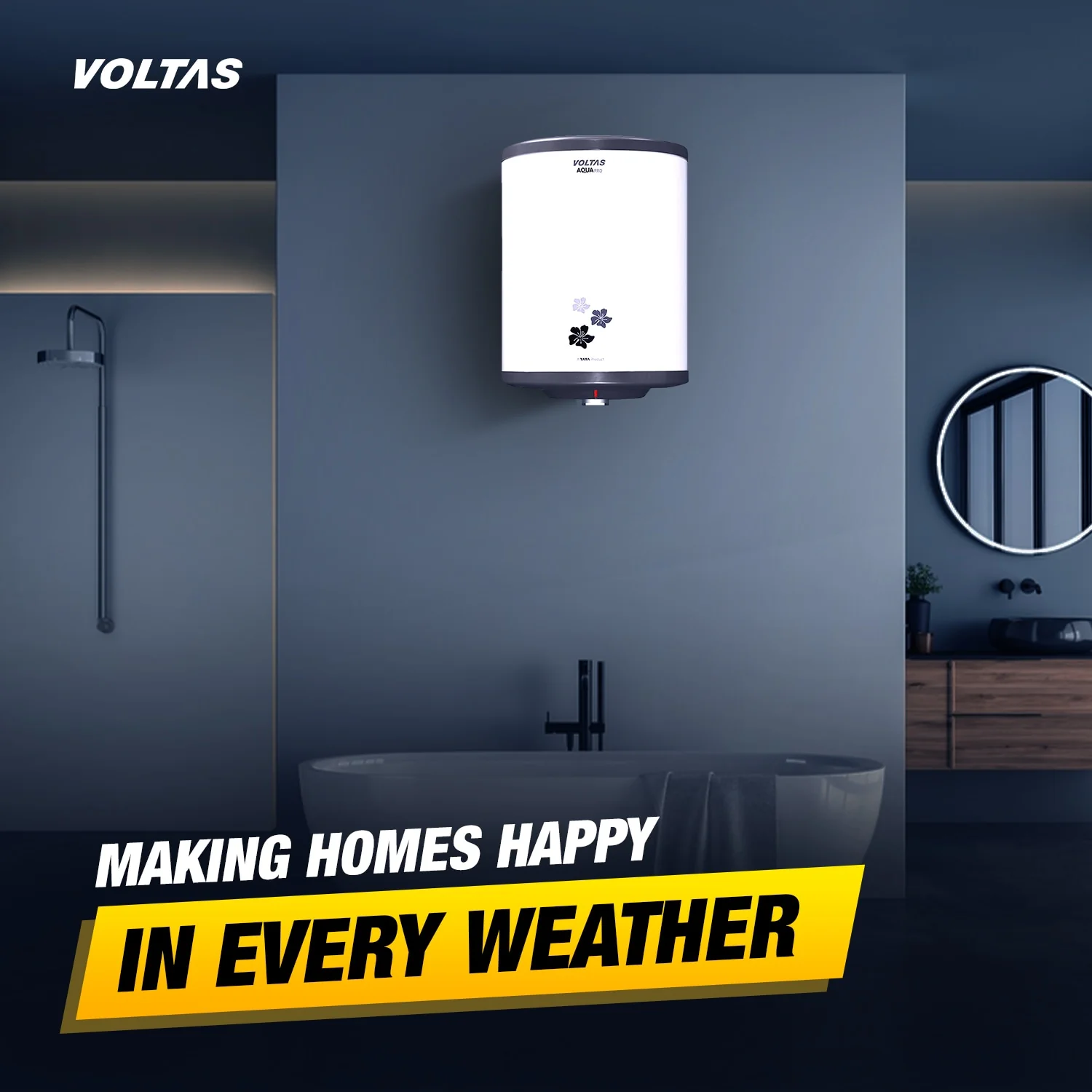 Voltas Aqua Pro Water Heater - 15 L (2000 W) - Image 4
