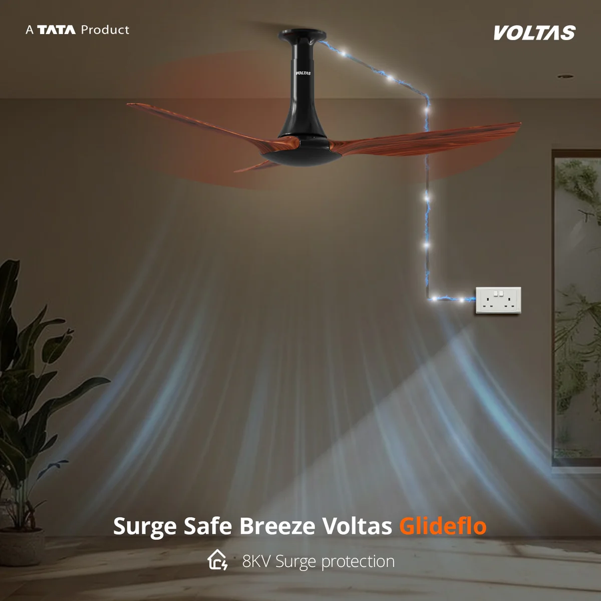 Voltas Glideflo BLDC Fan - 1320PBWO - Image 5