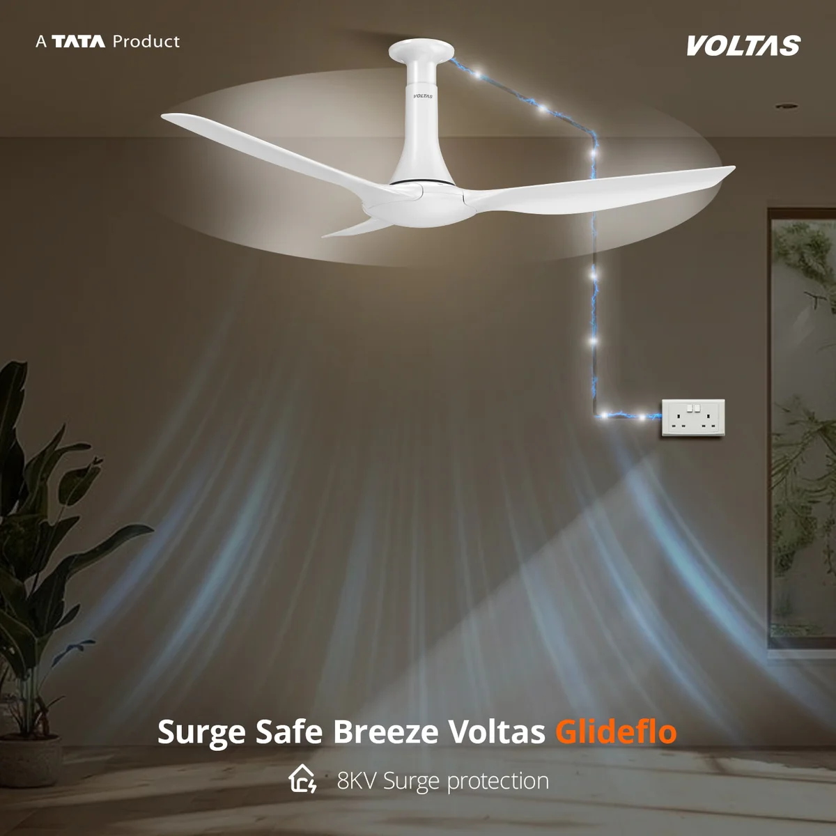 Voltas Glideflo BLDC Fan - 1320PBWT - Image 5