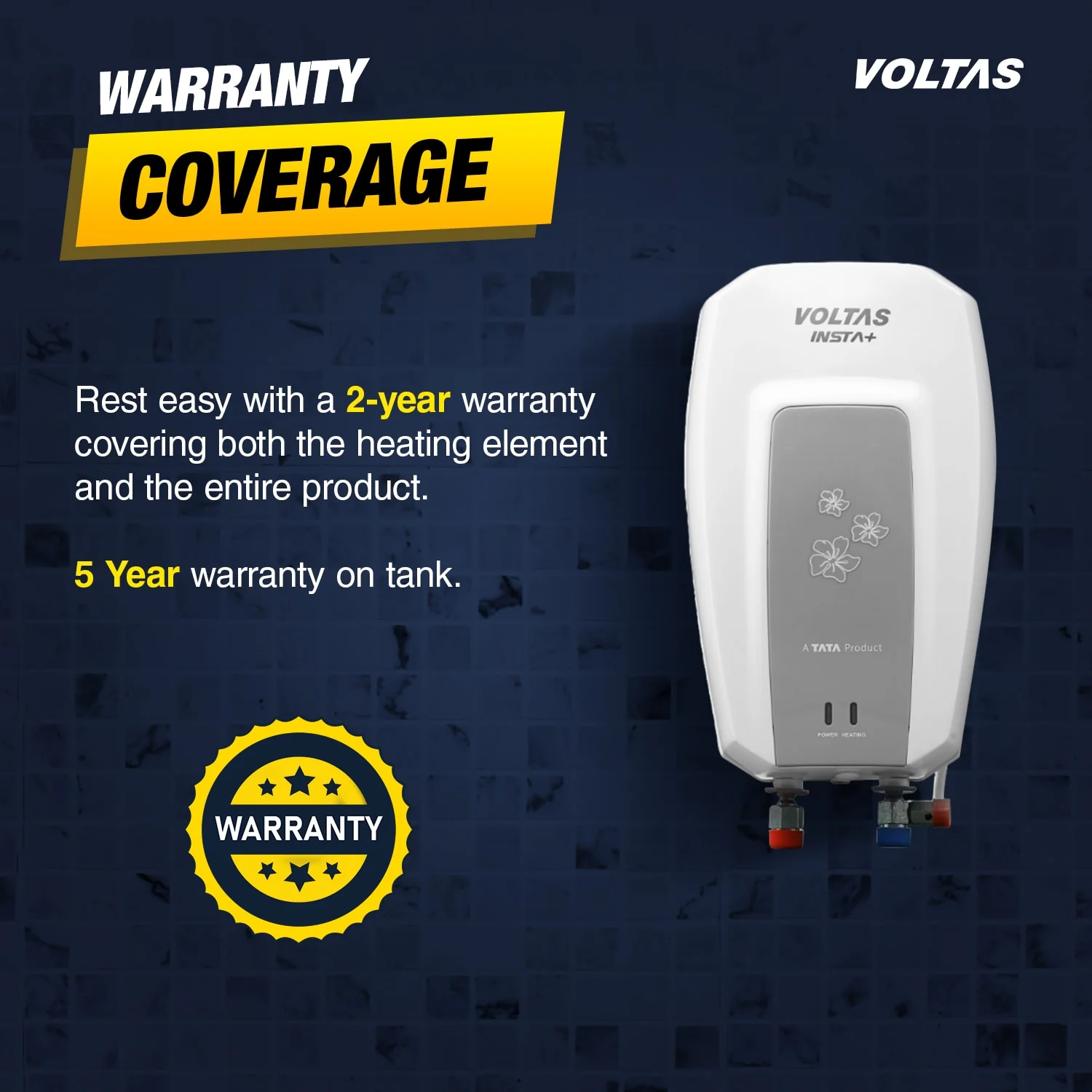 Voltas Insta+ Water Heater - 3 L (3000 W) - Image 5