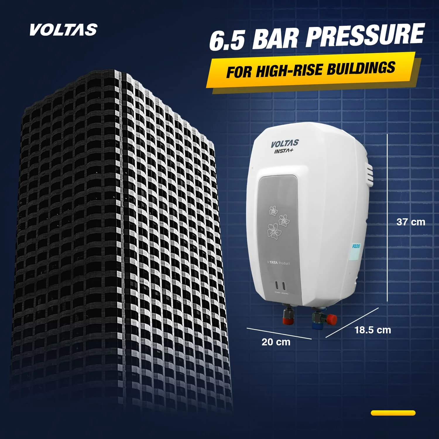 Voltas Insta+ Water Heater - 3L (4500 W) - Image 9