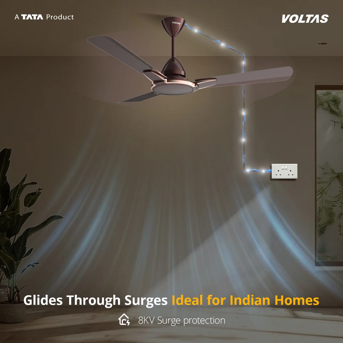 Voltas Rimflo BLDC Fan - 1200MBRBON - Image 5