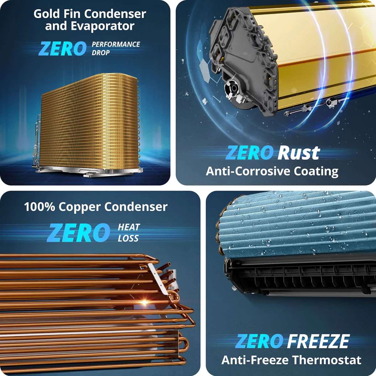 Voltas Split Air Conditioner, 1.5 Ton, 3 Star - 183INV Vectra Zenith Silver - Image 8