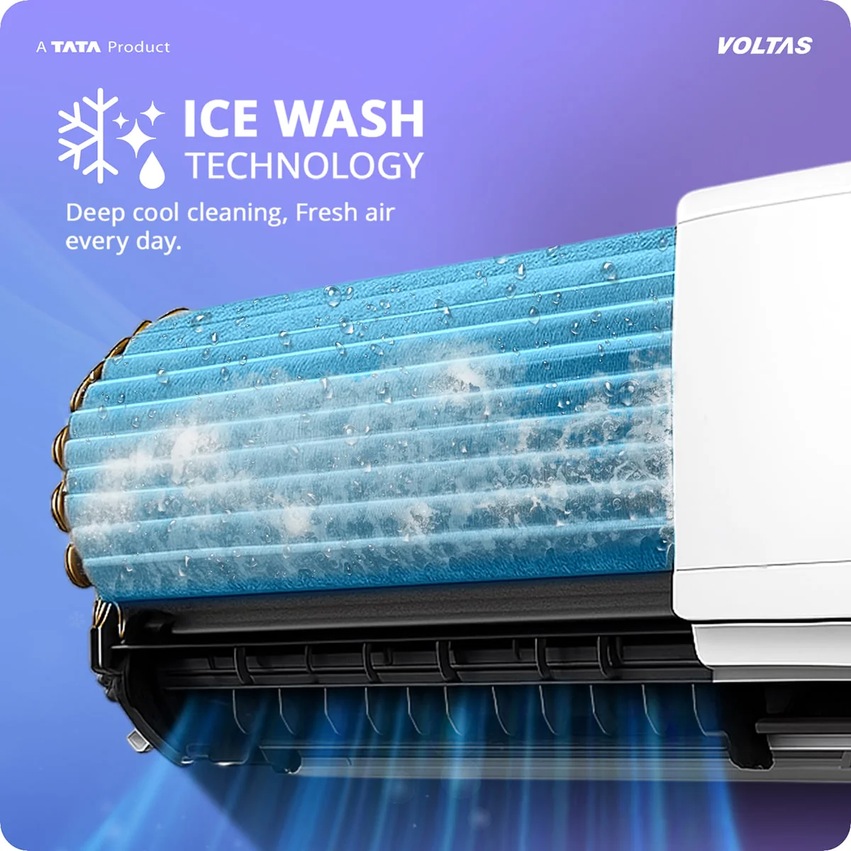 Voltas Split Air Conditioner, 1.5 Ton, 3 Star - 183INV Vertis Zenith Gold - Image 11