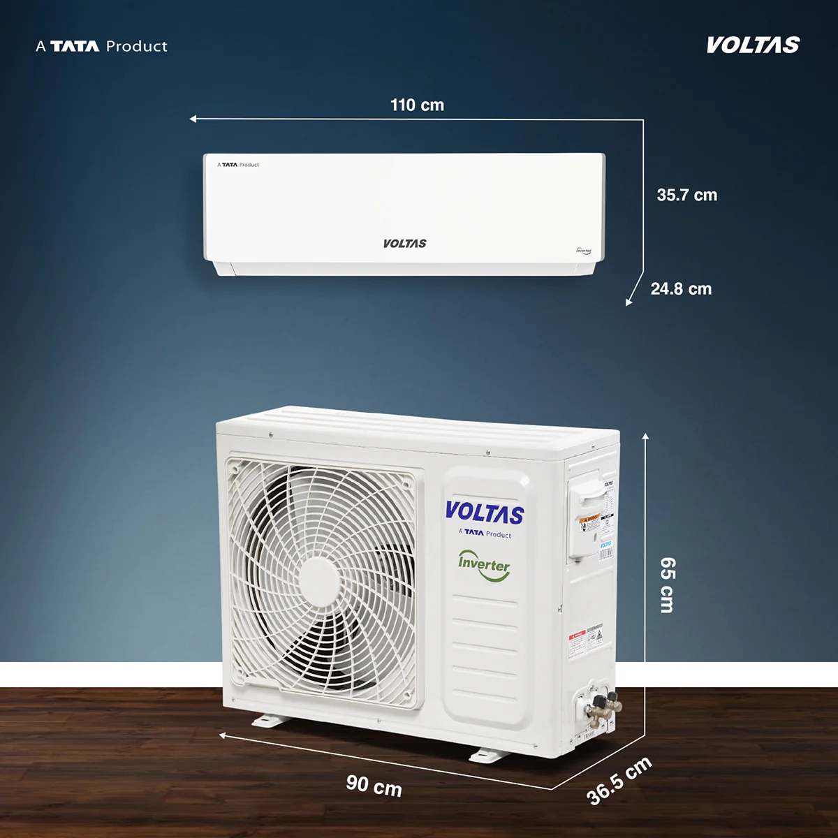 Voltas Split Air Conditioner, 2 Ton, 5 Star - 245INV Vectra Plush - Image 4