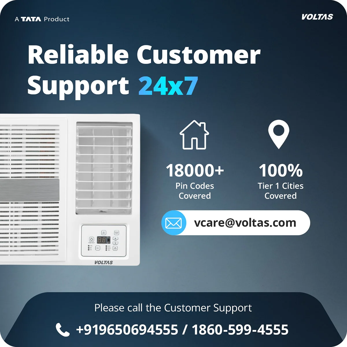 Voltas Window Air Conditioner, 1.5 Ton, 2 Star - 182FS Pearl - Image 15
