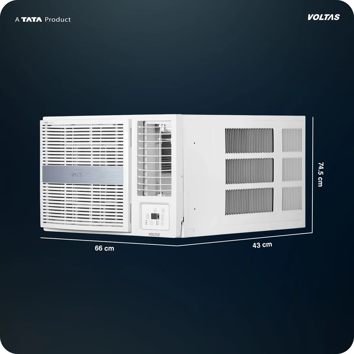 Voltas Window Air Conditioner, 1.5 Ton, 2 Star - 182FS Pearl - Image 4