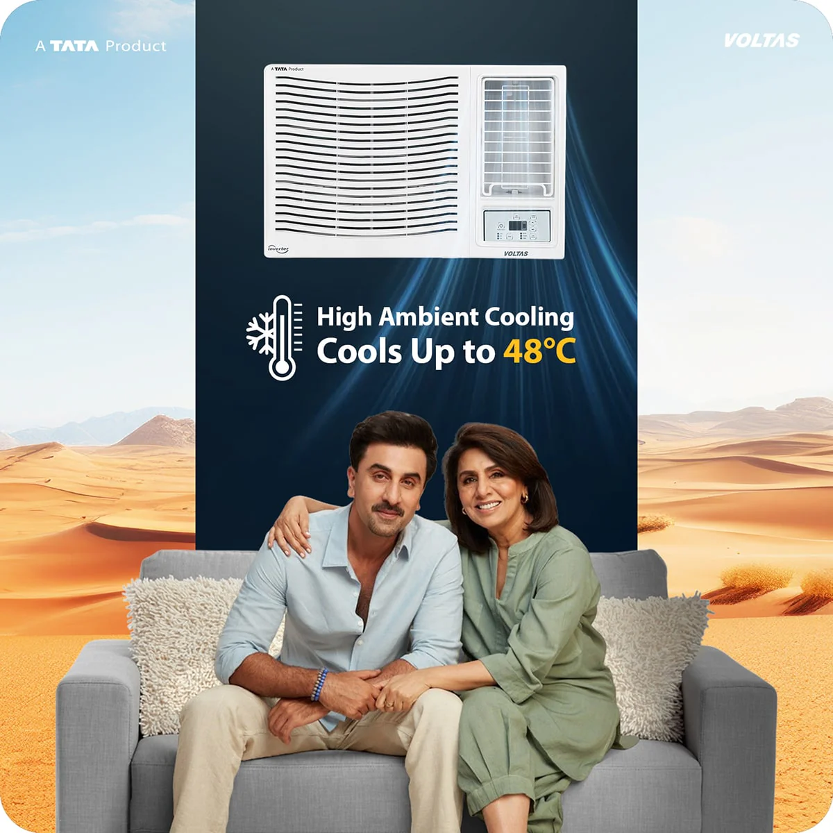 Voltas Window Air Conditioner, 1.5 Ton, 3 Star - 183FS Platina - Image 7